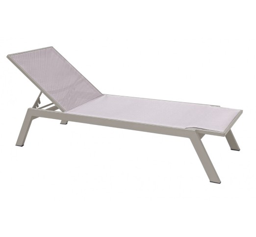 kerr-xaplostra-895-27576 Kerr Grey Ξαπλώστρα Αλουμινίου Textilene Beige - Image 1