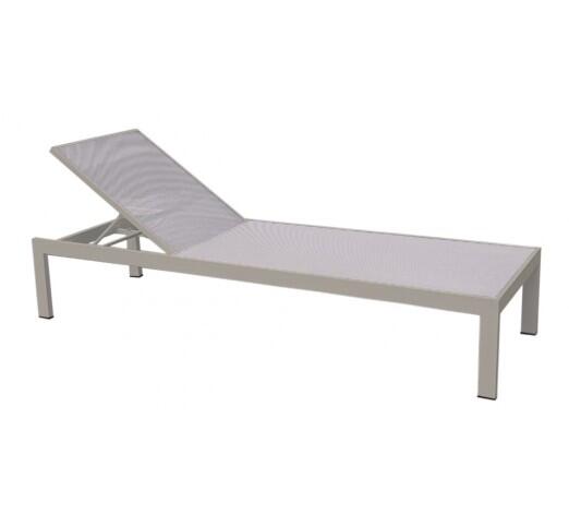 kiro-xaplostra-896-27635 Kiro Grey Ξαπλώστρα Αλουμινίου Textilene Beige - Image 1