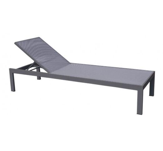 kiro-xaplostra-896-27638 Kiro Anthracite Ξαπλώστρα Αλουμινίου Textilene Grey - Image 1