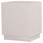 Κομοδινο Σειρα Santorini HM18047 MDF Σε Υπολευκο χρωμα-3 Συρταρia 48x38x55,5υεκ. - Image 5