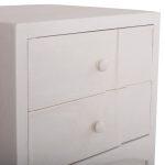 Κομοδινο Σειρα Santorini HM18047 MDF Σε Υπολευκο χρωμα-3 Συρταρia 48x38x55,5υεκ. - Image 8