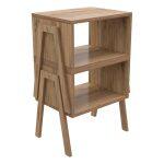 Κομοδινο Jake HM18182.04 Μελαμινη Σε Φυσικο Ξυλου 48x35x49υεκ. - Image 4