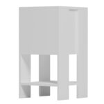 Κομοδινο Argus HM18378.02 Μελαμινη Σε Λευκο 30x30x55υεκ. - Image 5