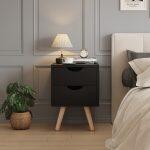 Κομοδινο Dinkl HM2472.02 μελαμινη-2 Συρταρια-Wenge 29,5x29,5x45υεκ - Image 4