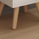 Κομοδινο Dinkl HM2472.03 μελαμινη-2 Συρταρια Λευκο 29,7x29,7x45υεκ - Image 9