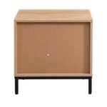 Κομοδινο Fylliana Rythmos Sonoma-Wallnut Χρωμα 50x40x50εκ - Image 4