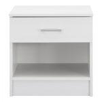 Κομοδινο Με 1 Συρταρι Laney Λευκο HM2345.05 45x35,5x47 Εκ. - Image 4