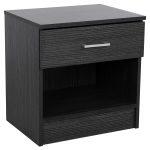 Κομοδινο Με 1 Συρταρι Laney Zebrano 45x35,5x47υ Εκ. HM2345.02