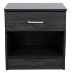 Κομοδινο Με 1 Συρταρι Laney Zebrano 45x35,5x47υ Εκ. HM2345.02 - Image 3