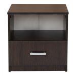 Κομοδινο Με Συρταρι Adler HM2431.02 Μελαμινη Wenge 45x40x48υεκ. - Image 3