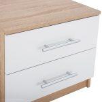 Κομοδινο Μελαμινης HM2220.06 Sonama - Λευκο 48x40,5x41,5 Εκ. - Image 6