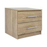 Κομοδινο Μελαμινης Chelsea HM2220.02 Sonama 48x40,5x41,5 Εκ.