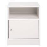 Κομοδινο Μελαμινης Malory HM2205.05 Λευκo 40x40x50yεκ. - Image 4