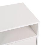 Κομοδινο Μελαμινης Malory HM2205.05 Λευκo 40x40x50yεκ. - Image 6
