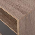 Κομοδινο Malory HM2205.04 Μελαμινη Sonama-Γκρι 40x40x50yεκ. - Image 6
