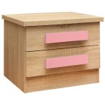 Κομοδινο Playroom Sonama-Ροζ HM331+HM336.02 40χ48χ39εκ.