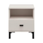 Κομοδινο Salamis NO1F Cashmere Χρωμα 39x35x45εκ - Image 3