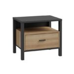 Κομοδινο Terrano Riviera Oak Χρωμα 55x40x49εκ
