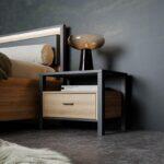 Κομοδινο Terrano Riviera Oak Χρωμα 55x40x49εκ - Image 2