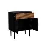 ΚΟΜΟΤΑ Fylliana Brooklyn Μαυρο-Φυσικό 75x37x75εκ - Image 4