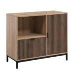 Κομοτα Fylliana Rythmos Sonoma-Wallnut Χρωμα 90x40x80εκ