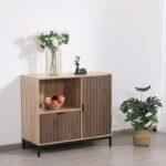 Κομοτα Fylliana Rythmos Sonoma-Wallnut Χρωμα 90x40x80εκ - Image 2