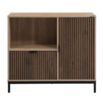Κομοτα Fylliana Rythmos Sonoma-Wallnut Χρωμα 90x40x80εκ - Image 3
