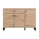 Κομοτα-Μπουφες Almond 115 3k1f3v Artisan Oak Χρωμα 116x35x78εκ - Image 2