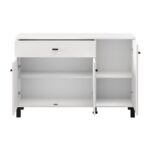 Κομοτα-Μπουφες Almond 115 3k1f3v Λευκο Χρωμα 116x35x78εκ - Image 3