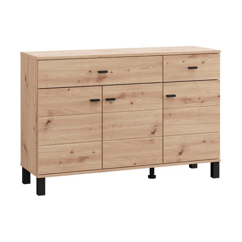 komota-mpoyfes-almond-115-3k2f3v-artisan-oak-chroma-116x35x78ek1776688514 Κομοτα-Μπουφες Almond 115 3k2f3v Artisan Oak Χρωμα 116x35x78εκ - Image 1