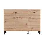 Κομοτα-Μπουφες Almond 115 3k2f3v Artisan Oak Χρωμα 116x35x78εκ - Image 3
