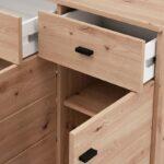 Κομοτα-Μπουφες Almond 115 3k2f3v Artisan Oak Χρωμα 116x35x78εκ - Image 5