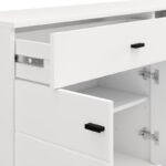 Κομοτα-Μπουφες Almond 115 3k2f3v Λευκο Χρωμα 116x35x78εκ - Image 5