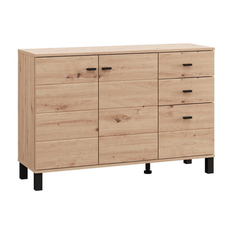 komota-mpoyfes-almond-115-3k3f2v-artisan-oak-chroma-116x35x78ek1776688202 Κομοτα-Μπουφες Almond 115 3k3f2v Artisan Oak Χρωμα 116x35x78εκ - Image 1
