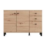 Κομοτα-Μπουφες Almond 115 3k3f2v Artisan Oak Χρωμα 116x35x78εκ - Image 3