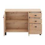 Κομοτα-Μπουφες Almond 115 3k3f2v Artisan Oak Χρωμα 116x35x78εκ - Image 4