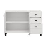 Κομοτα-Μπουφες Almond 115 3k3f2v Λευκο Χρωμα 116x35x78εκ - Image 4