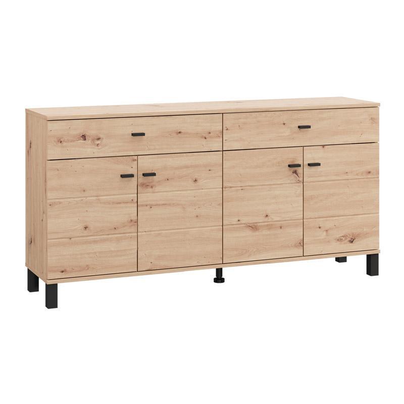 komota-mpoyfes-almond-154-4k2f4v-artisan-oak-chroma-154x35x78ek1776686701 Κομοτα-Μπουφες Almond 154 4k2f4v Artisan Oak Χρωμα 154x35x78εκ - Image 1