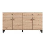 Κομοτα-Μπουφες Almond 154 4k2f4v Artisan Oak Χρωμα 154x35x78εκ - Image 3