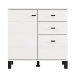 Κομοτα-Μπουφες Almond 77 2k3f1v Λευκο Χρωμα 77x35x78εκ - Image 3