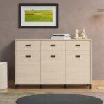 Κομοτα-Μπουφες Arbela 3k3f3v Light Port Oak Χρωμα 138x40x90εκ - Image 2