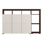 Κομοτα-Μπουφες Argyll 154 3k3v Op Cashmere Με Dark Tailor Oak Χρωμα 155x40x100εκ - Image 4
