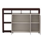 Κομοτα-Μπουφες Argyll 154 3k3v Op Cashmere Με Dark Tailor Oak Χρωμα 155x40x100εκ - Image 5