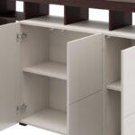 Κομοτα-Μπουφες Argyll 154 3k3v Op Cashmere Με Dark Tailor Oak Χρωμα 155x40x100εκ - Image 6