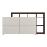 Κομοτα-Μπουφες Argyll 192 4k4v Op Cashmere Με Dark Tailor Oak Χρωμα 193x40x100εκ - Image 4