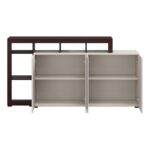 Κομοτα-Μπουφες Argyll 192 4k4v Op Cashmere Με Dark Tailor Oak Χρωμα 193x40x100εκ - Image 5