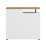 Κομοτα-Μπουφες Aterno 103 2k1f2v Λευκο/Artisan Χρωμα 103x40x94εκ - Image 3