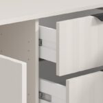 Κομοτα-Μπουφες Brest 4κ4f Cashmere-Cashmere Ματ Χρωμα 183x40x91εκ - Image 6