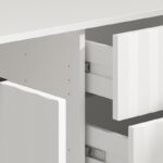 Κομοτα-Μπουφες Brest 4κ4f Λευκο-Λευκο Ματ Χρωμα 183x40x91εκ - Image 6