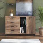 Κομοτα-Μπουφες Corvia 3k4f Flagstaf-Carbon 138x40x90εκ - Image 2